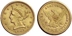 2.5 Dollar Vereinigten Staaten von Amerika (1776 - ) Gold 