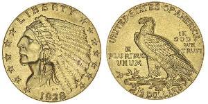 2.5 Dollar Vereinigten Staaten von Amerika (1776 - ) Gold 