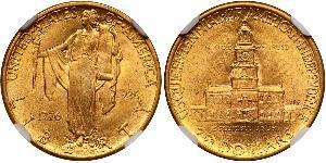 2/5 Dollar Vereinigten Staaten von Amerika (1776 - ) Gold 