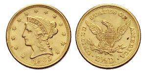 2.5 Dollar Vereinigten Staaten von Amerika (1776 - ) Gold 