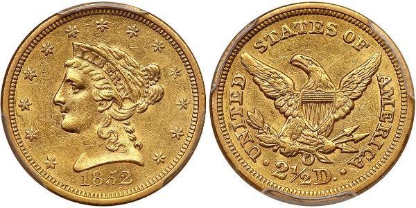 2.5 Dollar Vereinigten Staaten von Amerika (1776 - ) Gold 