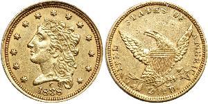 2.5 Dollar 美利堅合眾國 (1776 - ) 金 
