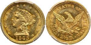 2.5 Dollar 美利堅合眾國 (1776 - ) 金 