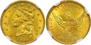 2.5 Dollar 美利堅合眾國 (1776 - ) 金 