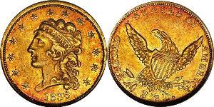 2.5 Dollar 美利堅合眾國 (1776 - ) 金 