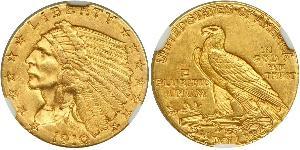2.5 Dollar 美利堅合眾國 (1776 - ) 金 
