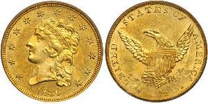 2.5 Dollar 美利堅合眾國 (1776 - ) 金 