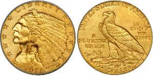 2.5 Dollar 美利堅合眾國 (1776 - ) 金 