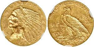 2.5 Dollar 美利堅合眾國 (1776 - ) 金 