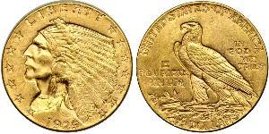 2.5 Dollar 美利堅合眾國 (1776 - ) 金 