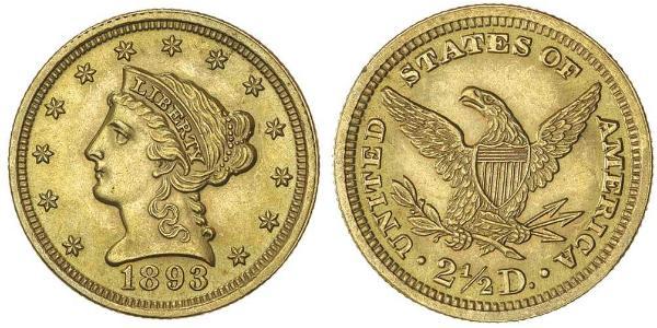 2.5 Dollar 美利堅合眾國 (1776 - ) 金 