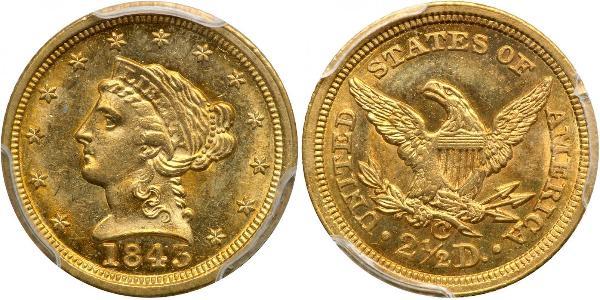 2.5 Dollar 美利堅合眾國 (1776 - ) 金 