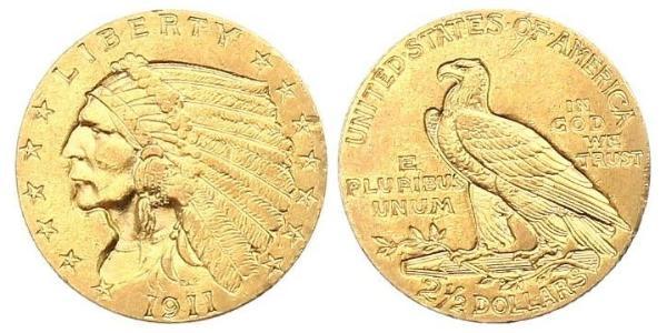 2.5 Dollar 美利堅合眾國 (1776 - ) 金 
