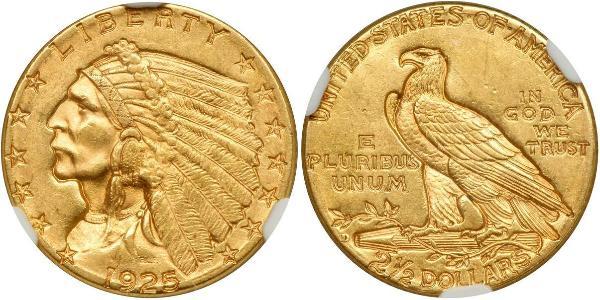 2.5 Dollar 美利堅合眾國 (1776 - ) 金 
