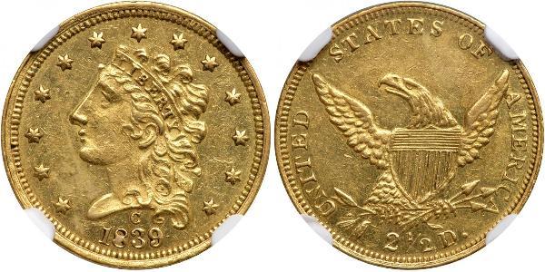 2.5 Dollar 美利堅合眾國 (1776 - ) 金 