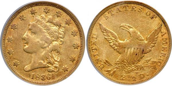 2.5 Dollar 美利堅合眾國 (1776 - ) 金 