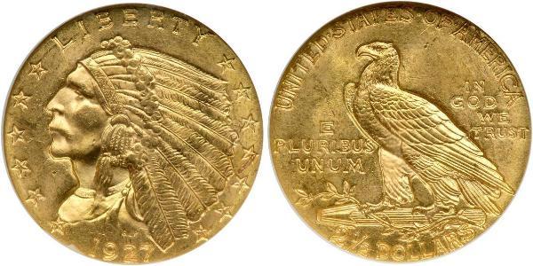 2.5 Dollar 美利堅合眾國 (1776 - ) 金 