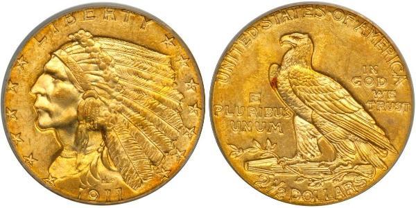 2.5 Dollar 美利堅合眾國 (1776 - ) 金 