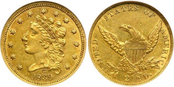 2.5 Dollar 美利堅合眾國 (1776 - ) 金 