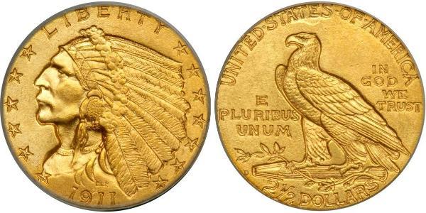 2.5 Dollar 美利堅合眾國 (1776 - ) 金 