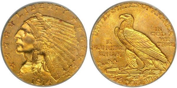 2.5 Dollar 美利堅合眾國 (1776 - ) 金 