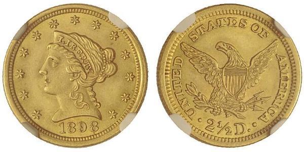 2.5 Dollar 美利堅合眾國 (1776 - ) 金 