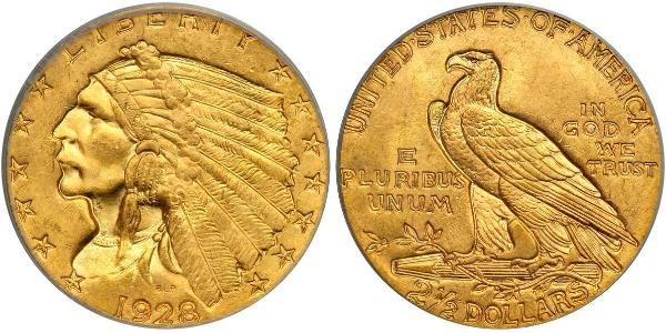 2.5 Dollar 美利堅合眾國 (1776 - ) 金 
