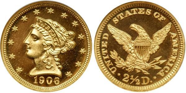 2.5 Dollar 美利堅合眾國 (1776 - ) 金 