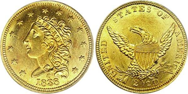 2.5 Dollar 美利堅合眾國 (1776 - ) 金 