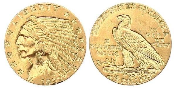 2.5 Dollar 美利堅合眾國 (1776 - ) 金 