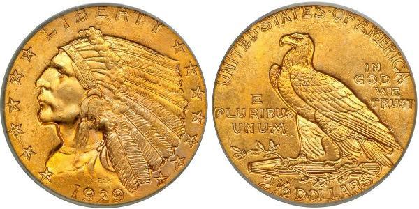 2.5 Dollar 美利堅合眾國 (1776 - ) 金 
