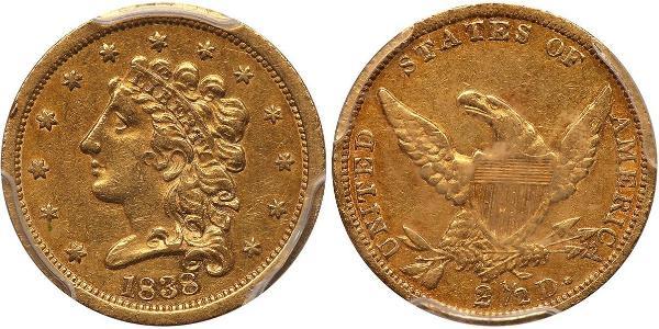 2.5 Dollar 美利堅合眾國 (1776 - ) 金 