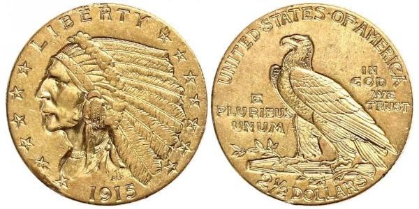 2.5 Dollar 美利堅合眾國 (1776 - ) 金 