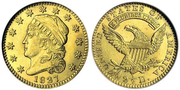 2.5 Dollar 美利堅合眾國 (1776 - ) 金 