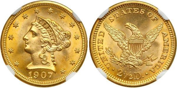 2.5 Dollar 美利堅合眾國 (1776 - ) 金 
