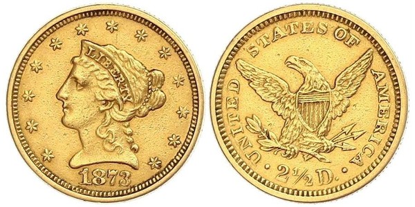 2.5 Dollar 美利堅合眾國 (1776 - ) 金 