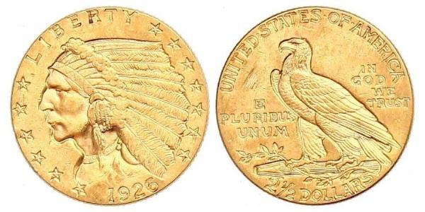 2.5 Dollar 美利堅合眾國 (1776 - ) 金 