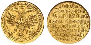 2.5 Ducat 俄罗斯沙皇国 (1547 - 1721) 金 