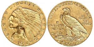 2.5 Dólar Estados Unidos de América (1776 - ) Oro 