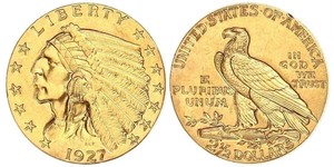 2.5 Dólar Estados Unidos de América (1776 - ) Oro 