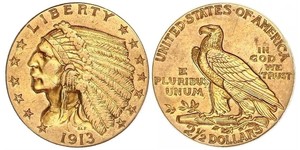 2.5 Dólar Estados Unidos de América (1776 - ) Oro 