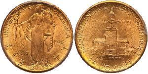 2/5 Dólar Estados Unidos de América (1776 - ) Oro 