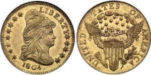 2.5 Dólar Estados Unidos de América (1776 - ) Oro 