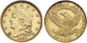 2.5 Dólar Estados Unidos de América (1776 - ) Oro 