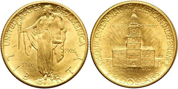 2/5 Dólar Estados Unidos de América (1776 - ) Oro 