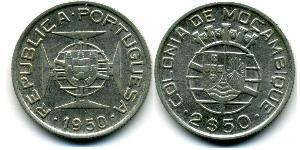 2,5 Escudo Mozambique Argent 