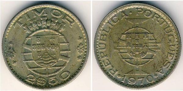 2,5 Escudo Timor-Leste (1702 - 1975) / Portugal Copper/Nickel 