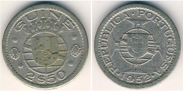 2,5 Escudo Guinea Portoghese (1474-1974) Cuivre/Nickel 