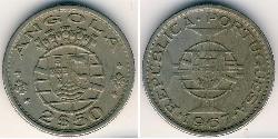 2,5 Escudo Portuguese Angola (1575-1975) Cuivre/Nickel 