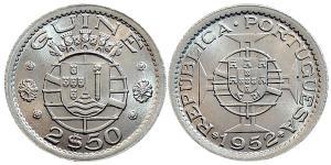2,5 Escudo Portuguese Guinea (1474-1974) Kupfer/Nickel 